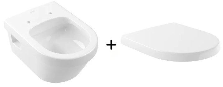 Унитаз подвесной Villeroy&Boch Architectura 5684R001 + сиденье 98M9C101 цена 27922 грн - фотография 2