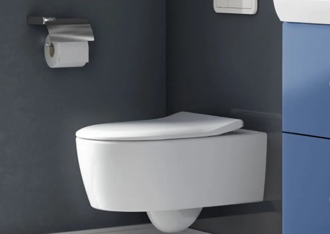 Унитаз подвесной Villeroy&Boch Avento + сиденье Slim (5656RSR1) цена 44870 грн - фотография 2