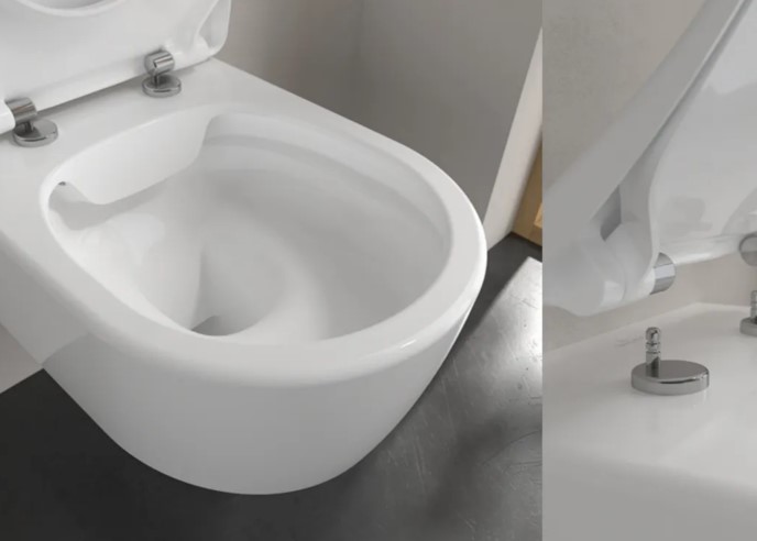 в продаже Унитаз подвесной Villeroy&Boch Avento + сиденье Slim (5656RSR1) - фото 3