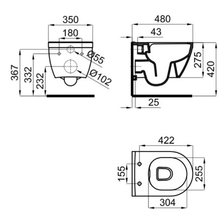 Noken NK Concept (100317548) Габаритные размеры
