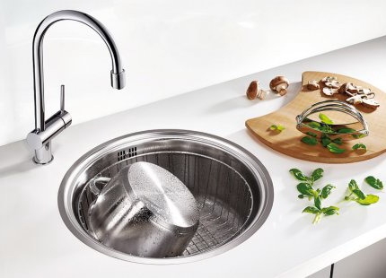 Кухонна мийка Blanco Rondosol-IF (514647) ціна 6500 грн - фотографія 2