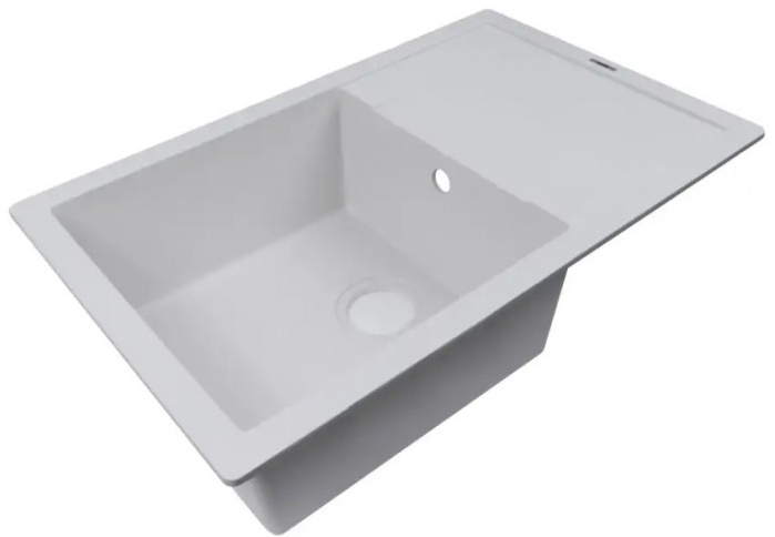 в продаже Кухонная мойка Ventolux Diamante 765x485x200 (White Quartz) - фото 3