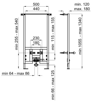 Noken Smart-line (100104492) Габаритные размеры