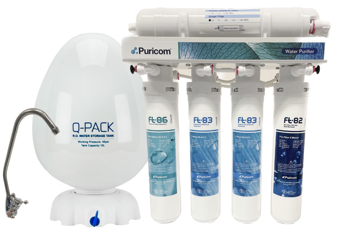 Кухонний фільтр для води Puricom CT8-R3 з насосом (910133)