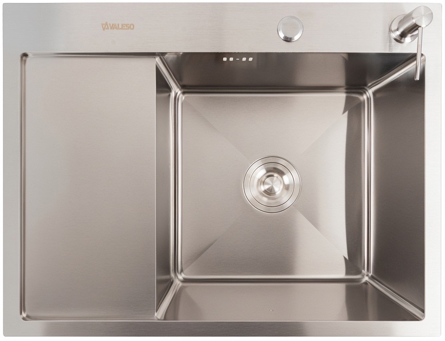 Характеристики кухонна мийка Valeso Handmade CM 65x50 R нержавійка