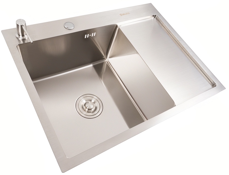 Кухонна мийка Valeso Handmade CM 65x50 L нержавійка ціна 4293 грн - фотографія 2