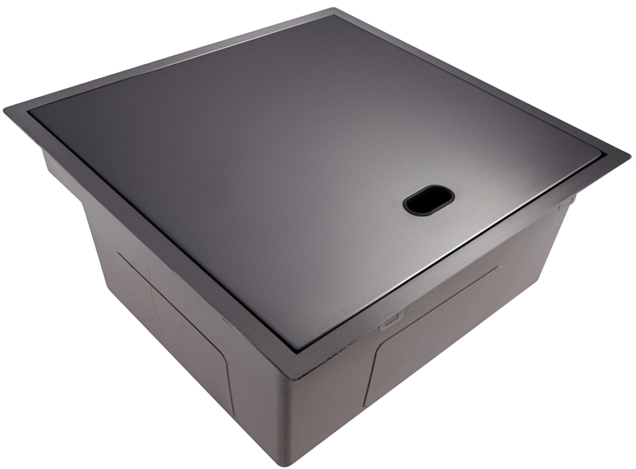 Кухонна мийка Valeso Handmade CM 50x50 прихована PVD чорна характеристики - фотографія 7