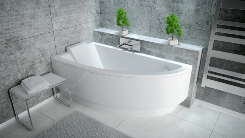 Ванна Besco Praktika 140x70 (WAP-140-NL) левая цена 10742 грн - фотография 2