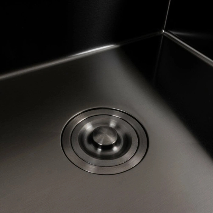 Кухонна мийка Valeso Handmade 60x50 PVD чорна відгуки - зображення 5