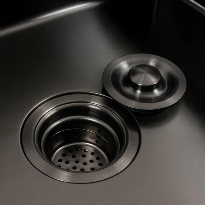 Кухонна мийка Valeso Handmade 60x50 PVD чорна інструкція - зображення 6