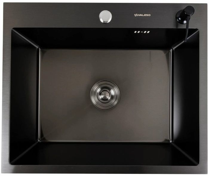 Відгуки кухонна мийка Valeso Handmade 60x50 PVD чорна в Україні