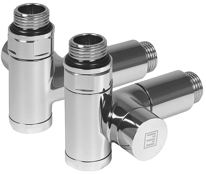 Комплект кранів під ТЕН Ideale Senso 1/2"x1/2" хром ціна 1817 грн - фотографія 2