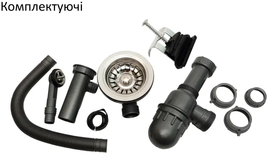 Кухонна мийка Ventolux Amore 500x410x190 (6518) White Quartz відгуки - зображення 5