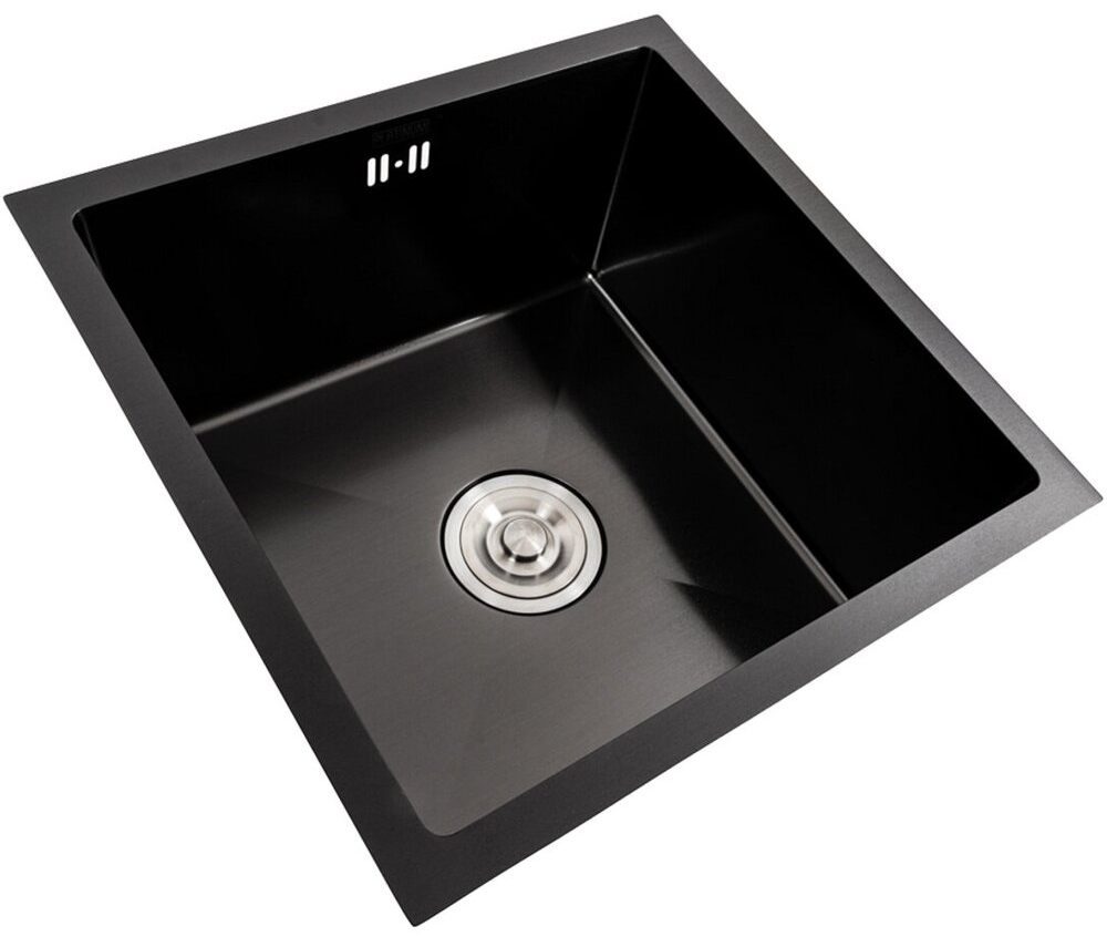 в продаже Кухонная мойка Valeso Handmade CM 44x44 PVD черная - фото 3