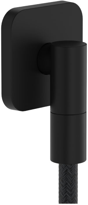 Шланговое під'єднання Hansgrohe FixFit Fine Q Matt Black 28884670