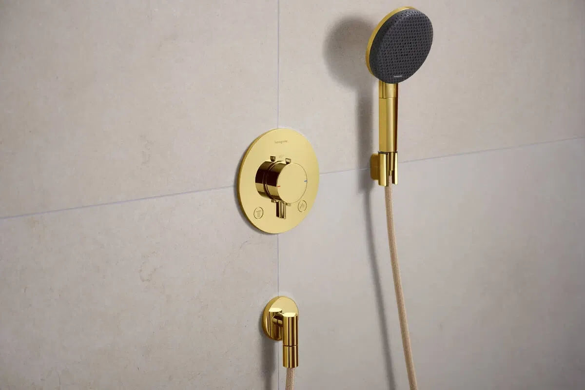 в продажу Шланговое під'єднання Hansgrohe FixFit Fine S Polished Gold Optic 28882990 - фото 3