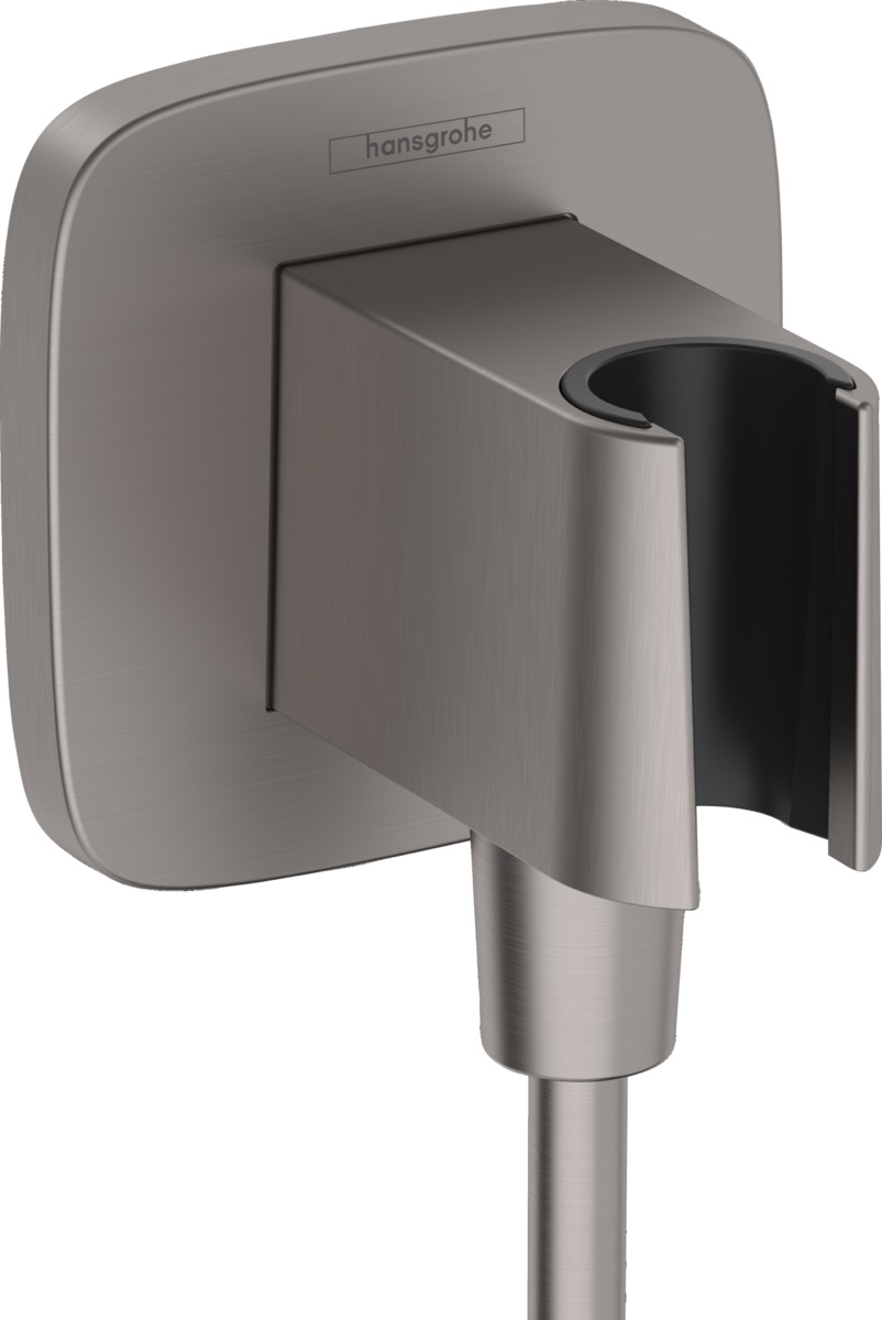 Шланговое під'єднання Hansgrohe FixFit Porter Q Brushed Black Chrome 26887340