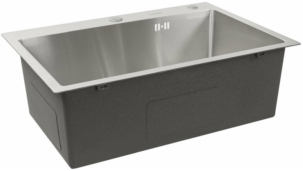 Кухонна мийка Valeso Handmade 65x45 нержавійка ціна 5534 грн - фотографія 2