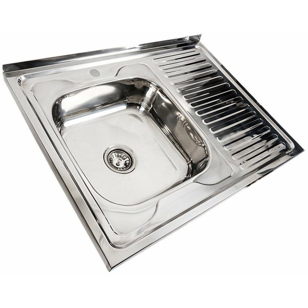 в продажу Кухонна мийка Valeso 8060 L Поліровка (0,7/160 мм) - фото 3