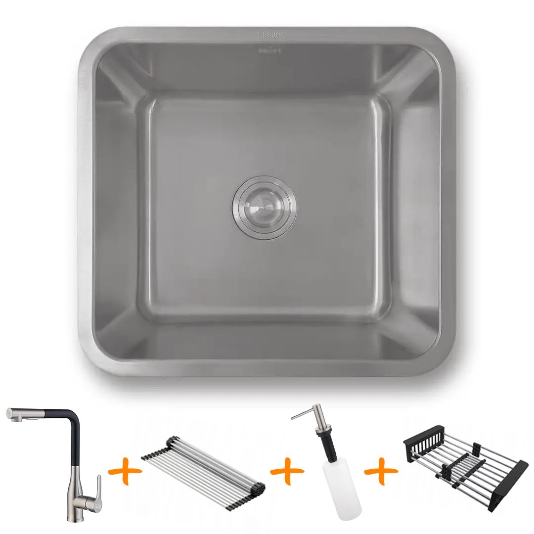 Кухонна мийка Nett NS-4643 зі змішувачем