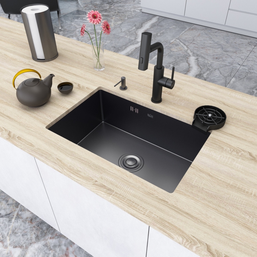 Кухонна мийка Nett NB-5742U з нержавійки 1 мм (PVD) інструкція - зображення 6