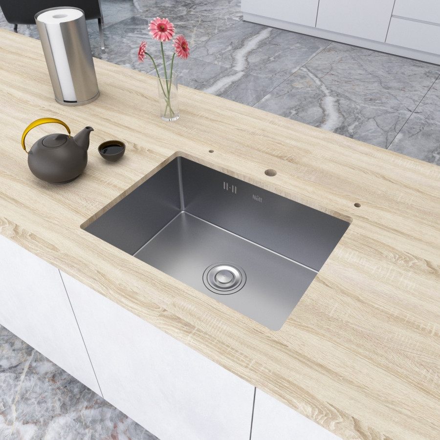 Кухонна мийка Nett NS-5742U з нержавійки 1 мм відгуки - зображення 5