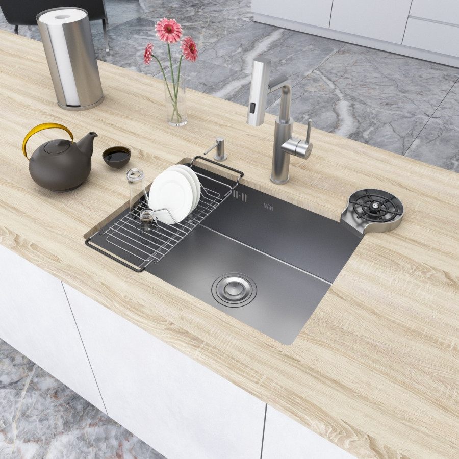 Кухонна мийка Nett NS-5742U з нержавійки 1 мм інструкція - зображення 6