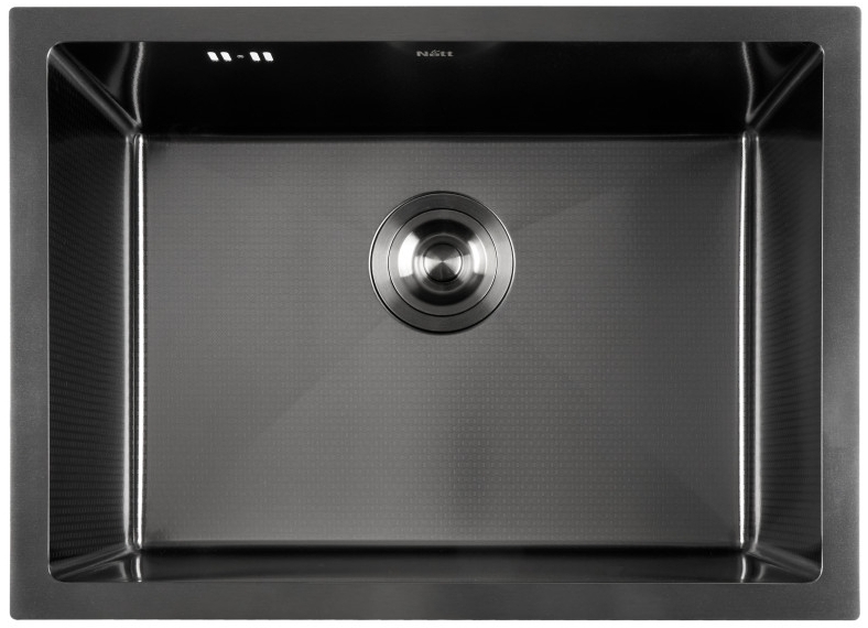 Кухонна мийка Nett NBS-5742U з нержавійки 1 мм Honeycomb (PVD)