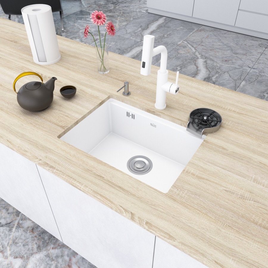 в продажу Кухонна мийка Nett NW-5742 з нержавійки 1 мм - фото 3