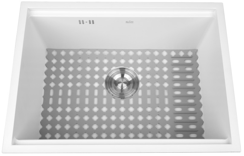Кухонная мойка Nett NW-5742 с нержавейки 1.5 мм цена 12415 грн - фотография 2