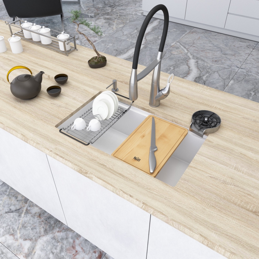 Кухонная мойка Nett NW-7042 с нержавейки 1.5 мм инструкция - изображение 6