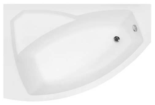 Ванна четверть круга Besco Rima 130x85 (WAR-130-NL) левая