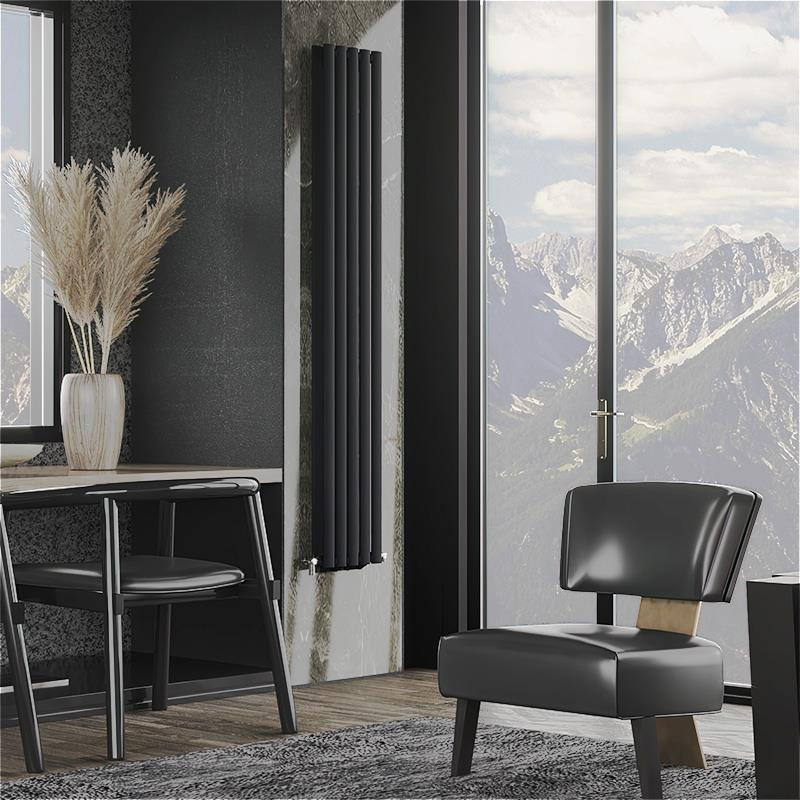 в продаже Радиатор для отопления Ideale Adele 12 5/1800/295 черный - фото 3