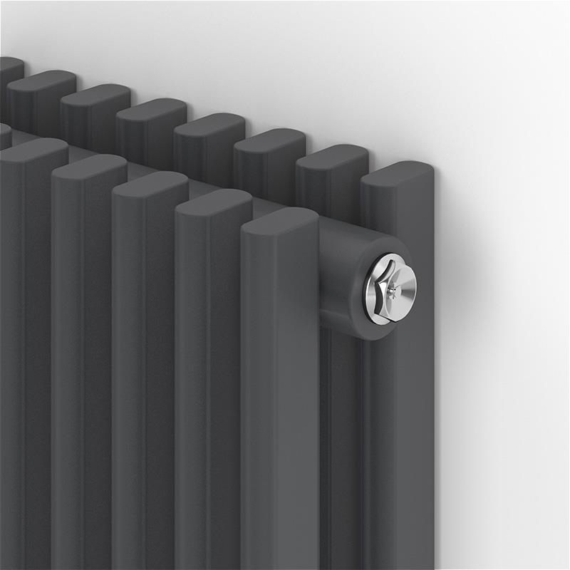 Радиатор для отопления Ideale Giulia 12 12/1800/336 антрацит цена 28093 грн - фотография 2