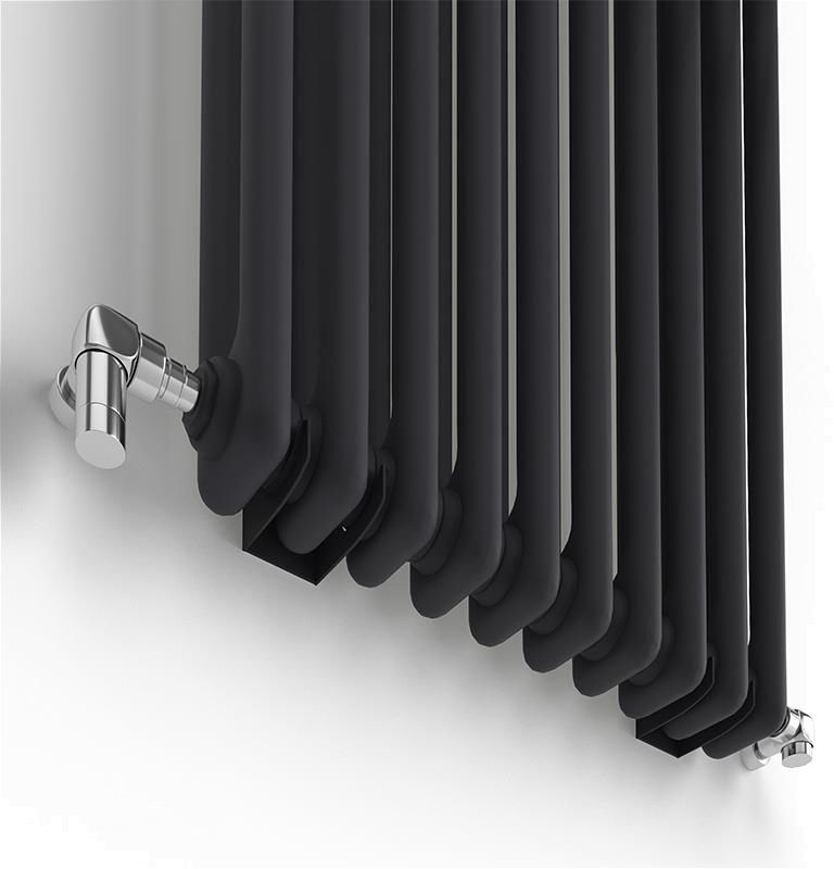 Радиатор для отопления Ideale Zeta 12 10/1800/460 черный цена 12841 грн - фотография 2