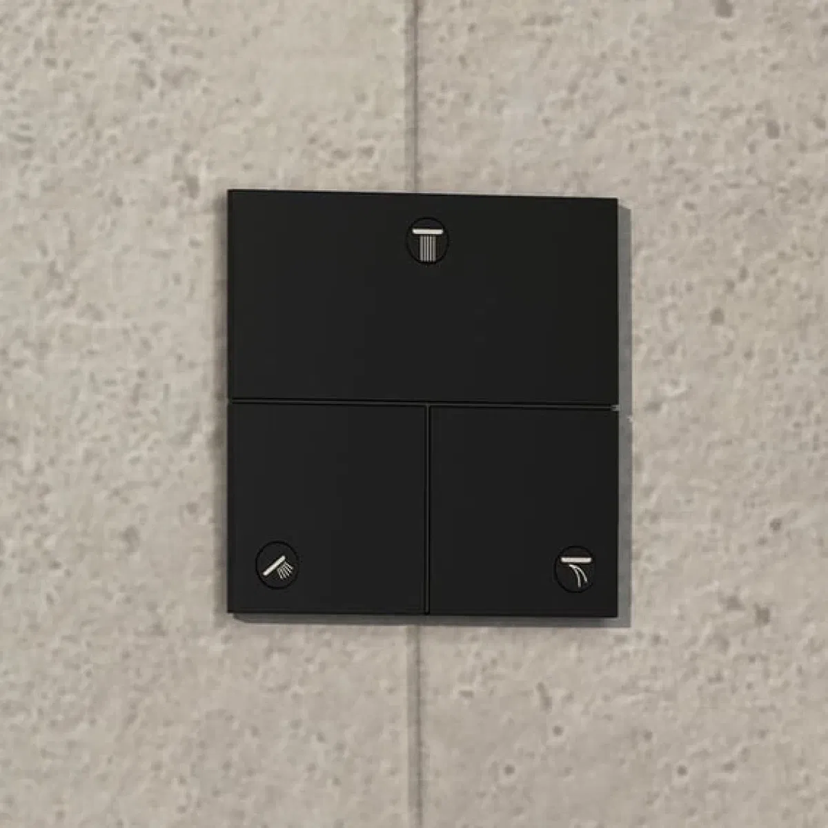 Переключатель потоков Hansgrohe ShowerSelect Comfort E Matt Black 15573670 цена 42412 грн - фотография 2