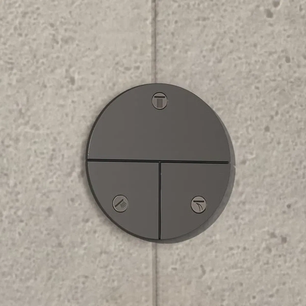 Переключатель потоков Hansgrohe ShowerSelect Comfort S Brushed Black Chrome 15558340 цена 45472 грн - фотография 2