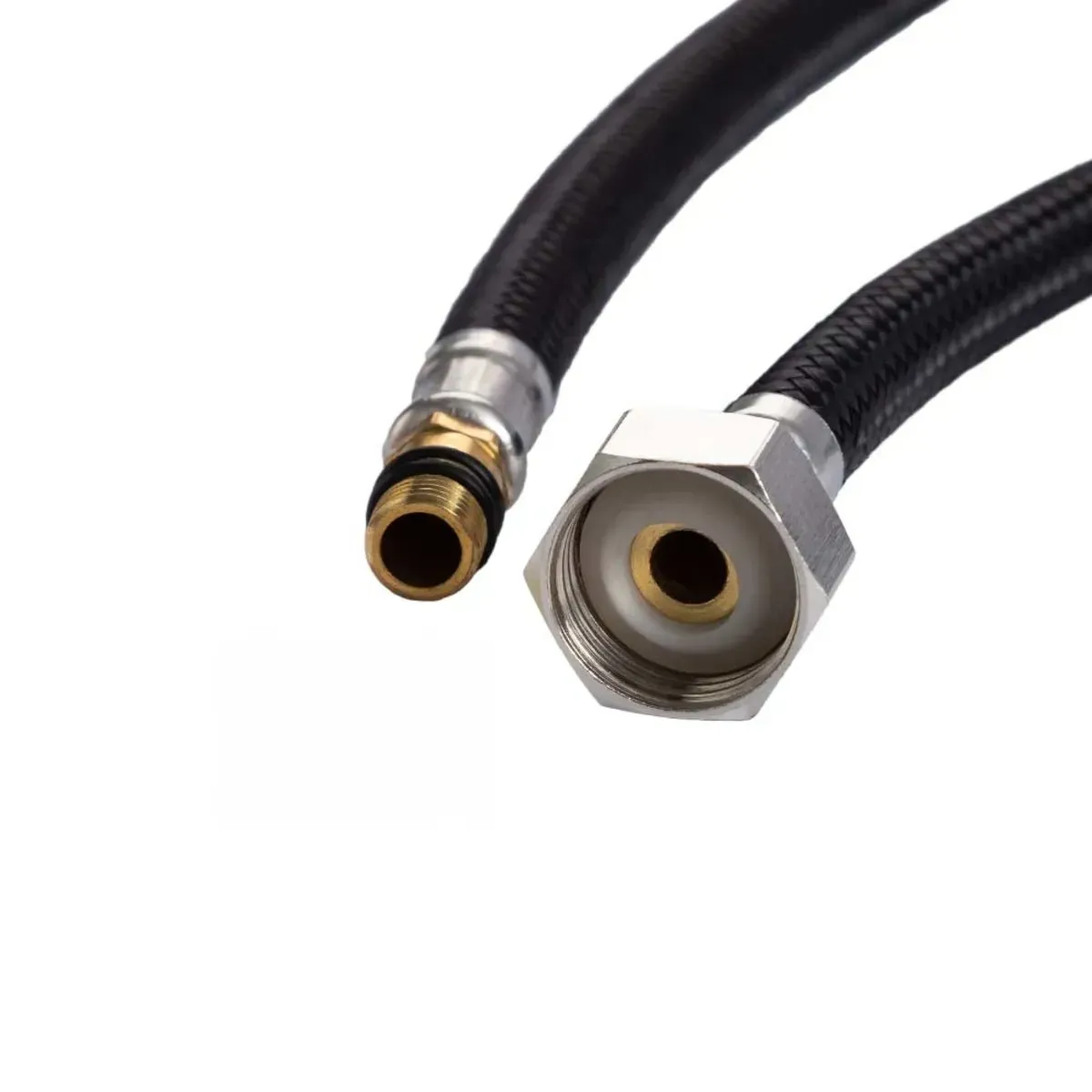 Шланг Aquastrong Nylon M10х1/2'' 50 см КШ (AS18050) ціна 60 грн - фотографія 2