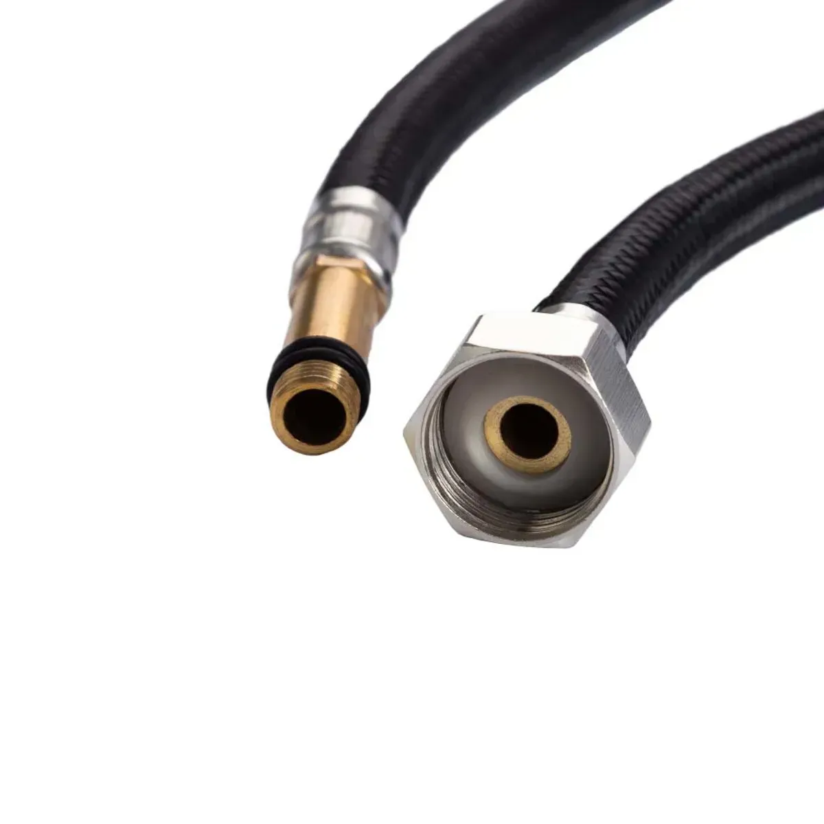 Шланг Aquastrong Nylon M10х1/2'' 50 см КШ (AS34050) ціна 65 грн - фотографія 2