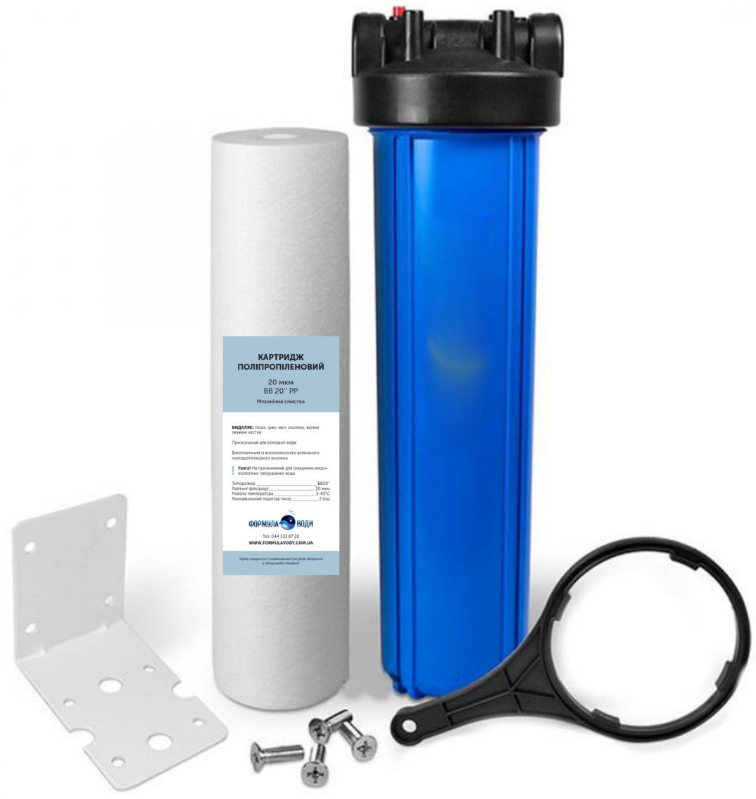 Інструкція фільтр Formula Vody Big Blue 20 (ВВ 20 РР)