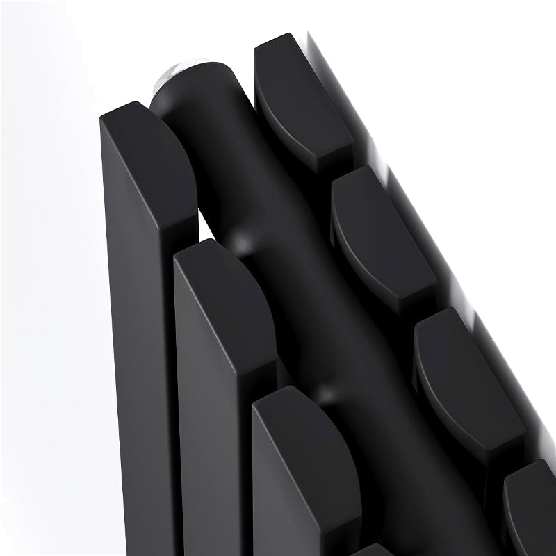 Радиатор для отопления Ideale Jolanda 12 5/1800/295 черный (боковое подключение) цена 0 грн - фотография 2