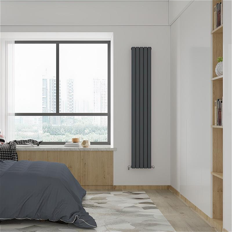 в продаже Радиатор для отопления Ideale Jolanda 12 5/1800/295 черный (боковое подключение) - фото 3