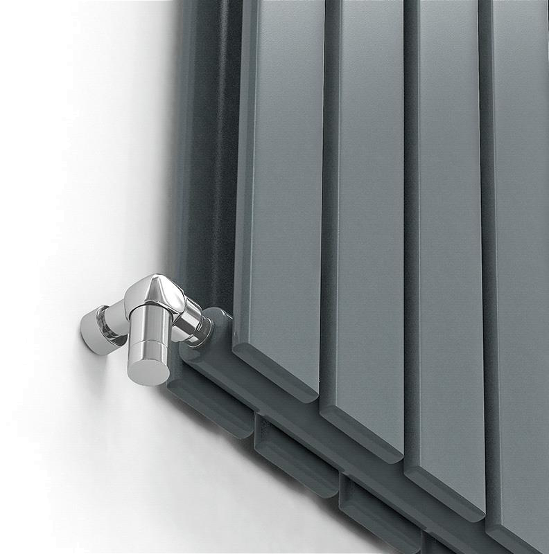 Радиатор для отопления Ideale Vittoria 12 4/1800/272 антрацит (боковое подключение) цена 20164 грн - фотография 2