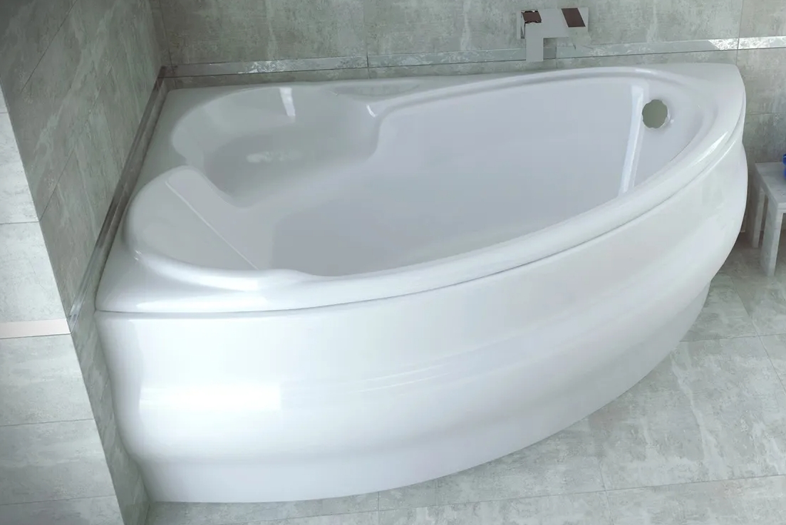 Ванна Besco Wenus Finezja Maxi 170x110 (WAF-170-NL) ліва ціна 13910 грн - фотографія 2