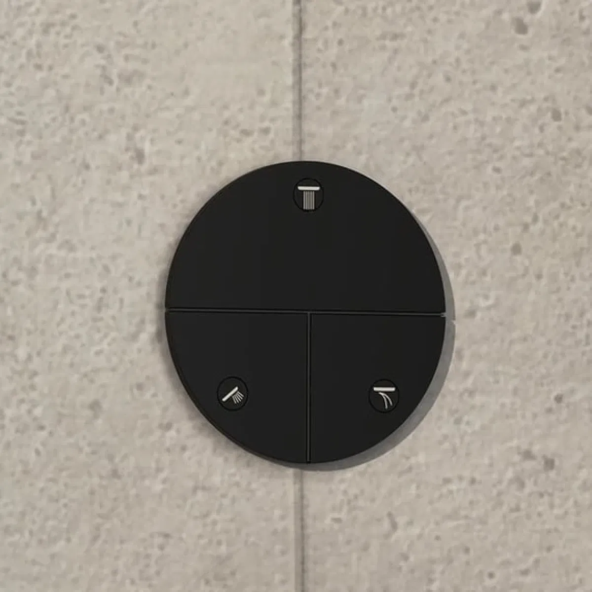 Переключатель потоков Hansgrohe ShowerSelect Comfort S Matt Black 15558670 цена 42412 грн - фотография 2