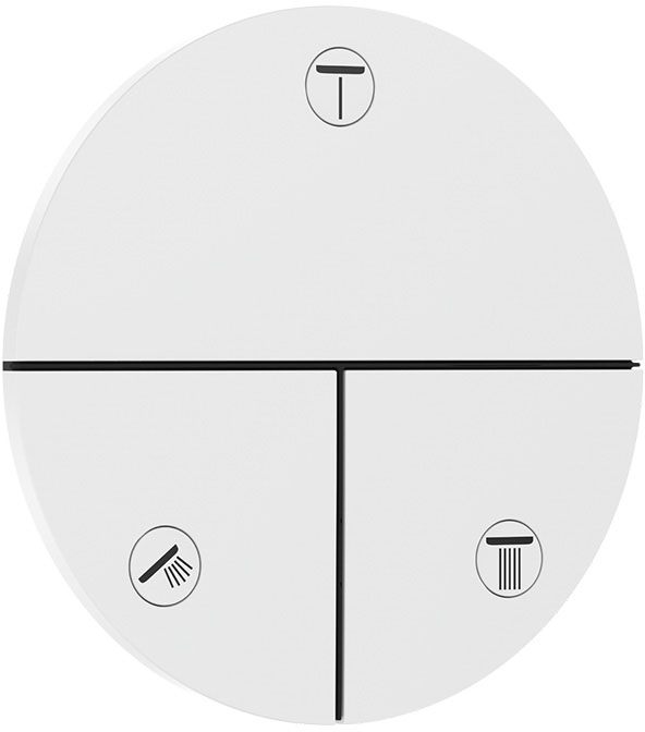 Переключатель потоков Hansgrohe ShowerSelect Comfort S Matt White 15558700