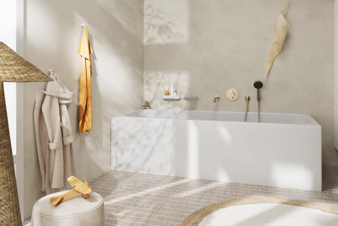 Излив для смесителя Hansgrohe Tecturis S Brushed Bronze 73411140 цена 11212 грн - фотография 2