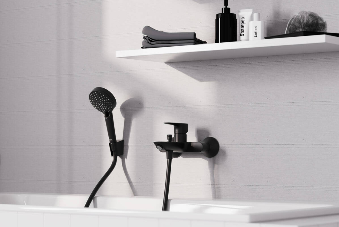 Держатель лейки Hansgrohe Porter S Matt Black 28331670 цена 2479 грн - фотография 2