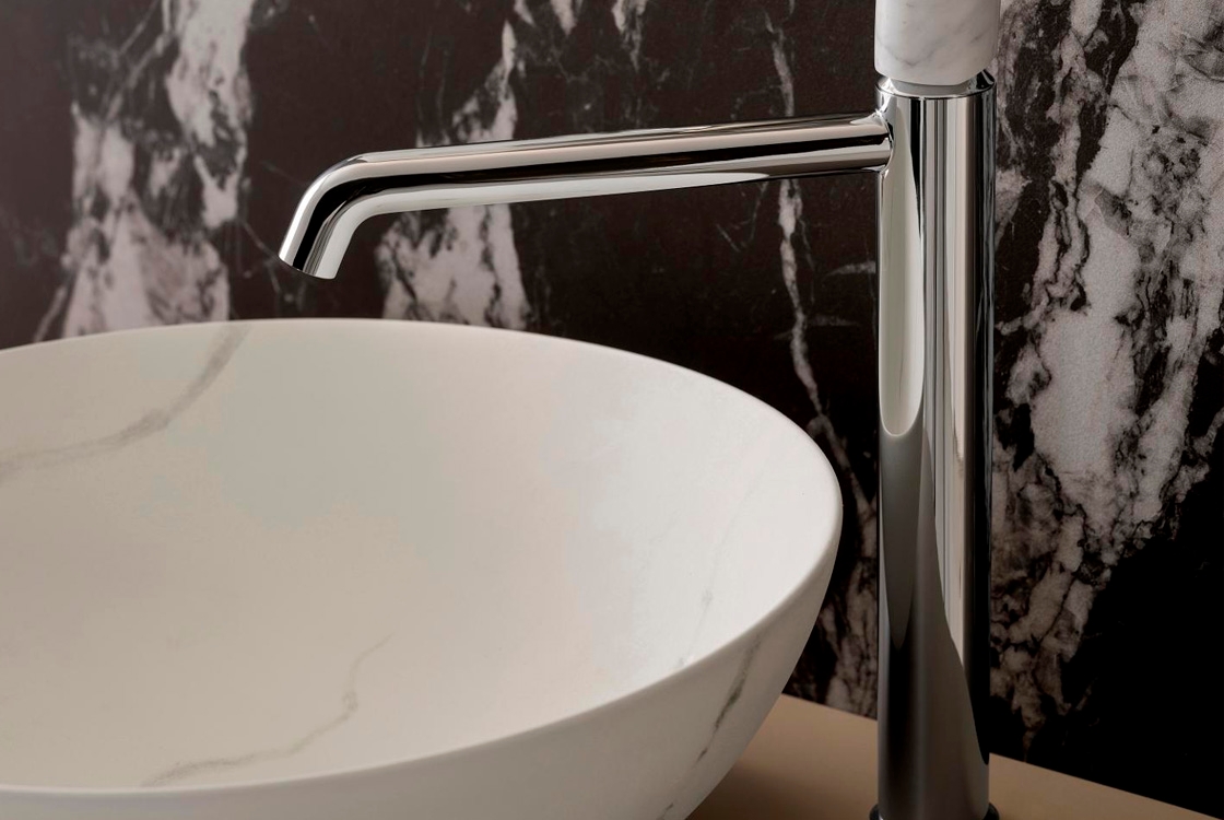 Умывальник Noken Slender carrara marble (100352946) цена 52443 грн - фотография 2