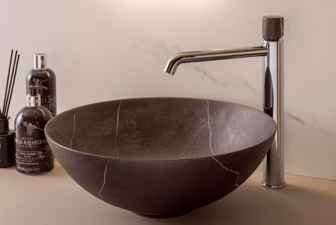 Умывальник Noken Slender marquina stone (100352943) цена 52443 грн - фотография 2